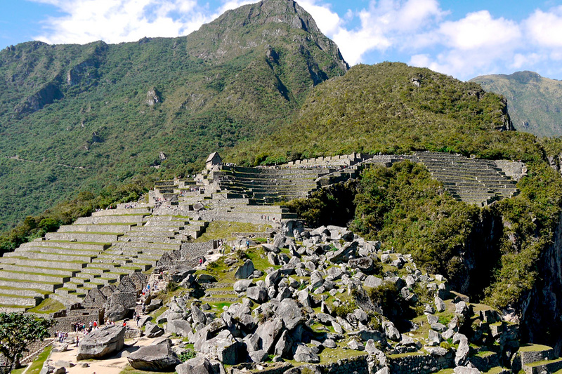 Adoratorio a la piedra Machu Picchu