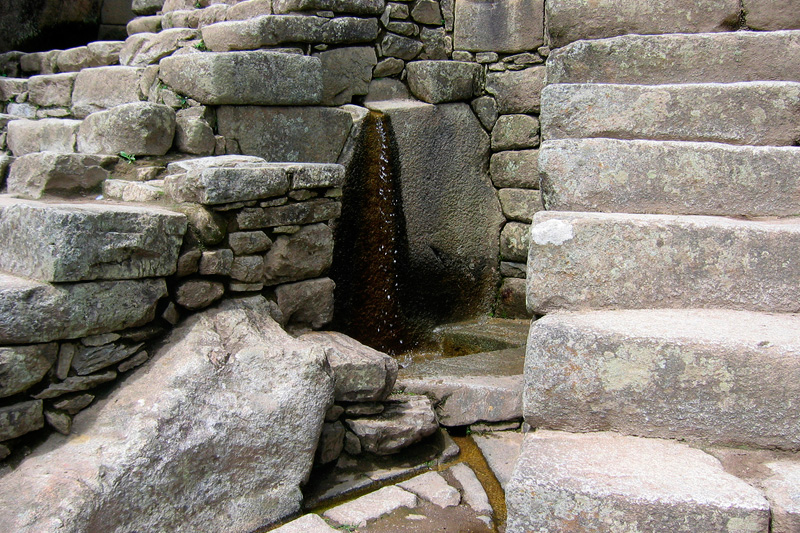 fuente principal Machu Picchu