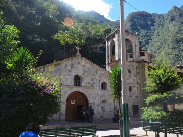 Kirche von Aguas Calientes