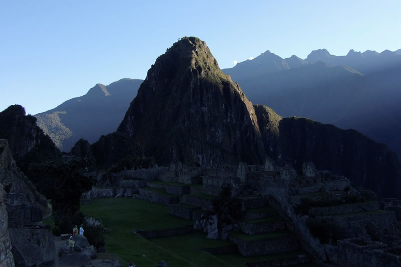 salida del sol en Machu Picchu