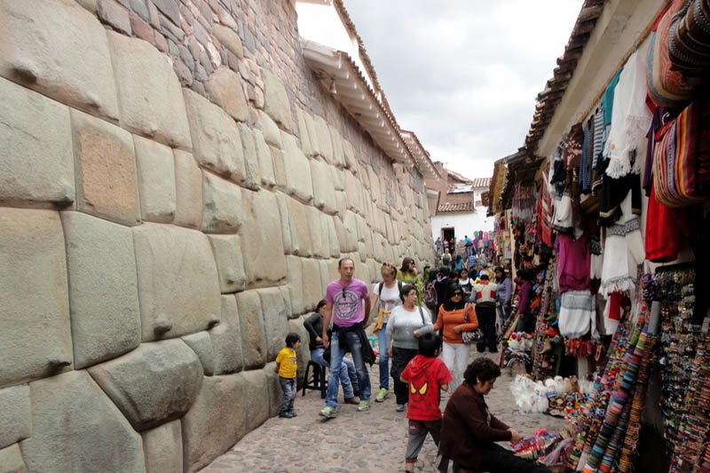 Andando pelas ruas de Cusco.