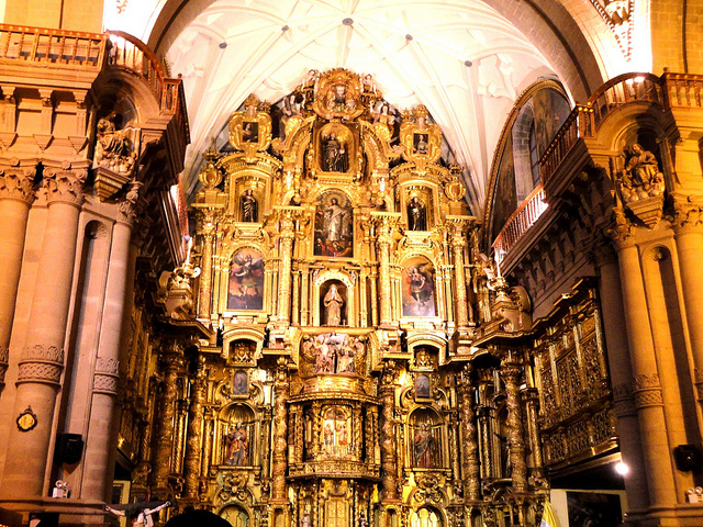Altar mayor de la iglesia de la Compañia de Jesus