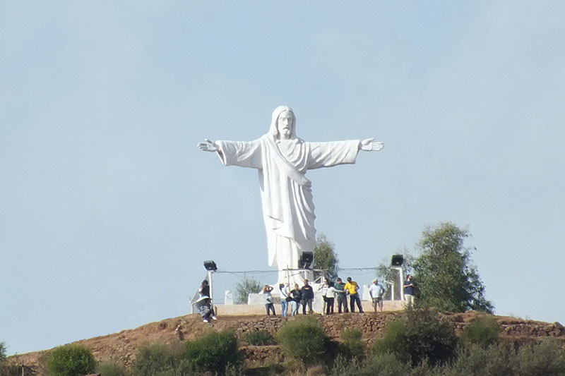 Christ Blanco in Sacsayhuaman