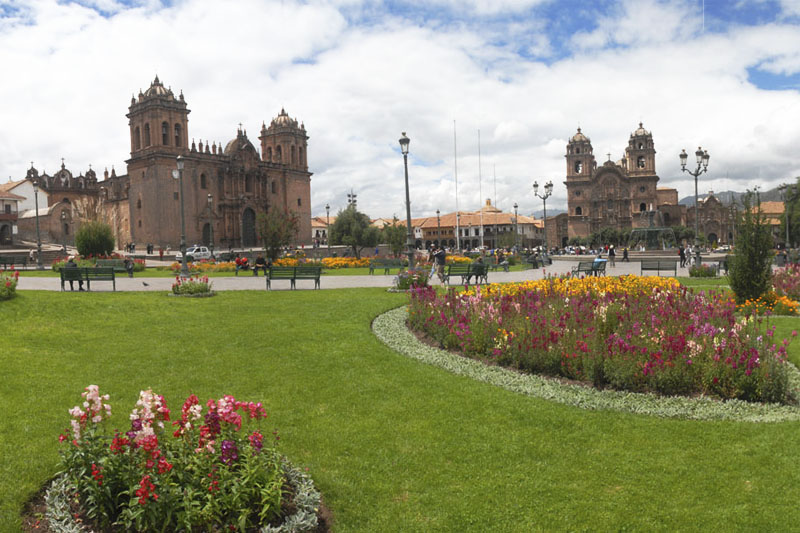 The beautiful Main Square of the Cusco