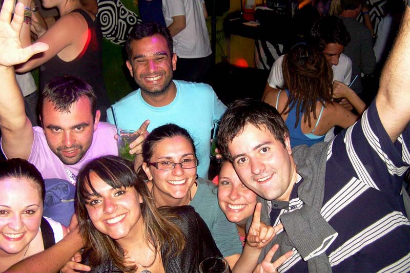 Nightclub in Cusco Friends having fun in Cusco