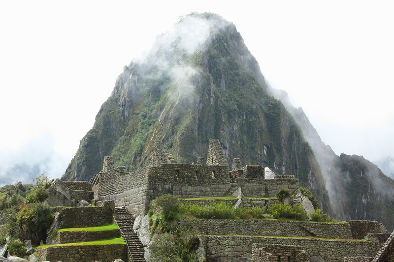 View of the Huayna Picchu from Machu Picchu