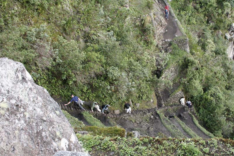 Treppe des Todes Huayna Picchu