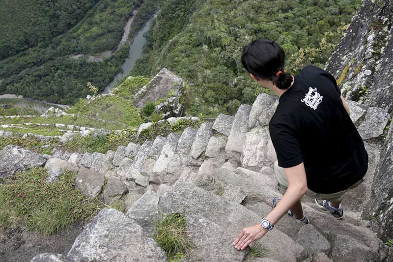 Huayna Picchu descent road