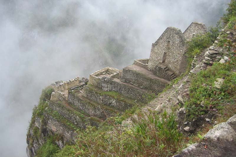 View from the top of Huayna Picchu