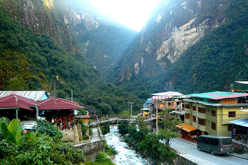 Pueblo de Aguas Calientes Machu Picchu