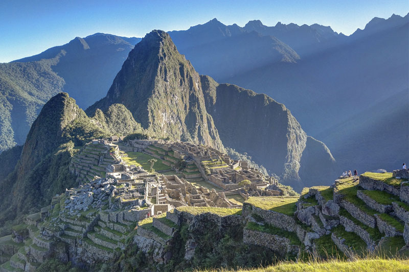 Asombroso amanecer en Machu Picchur