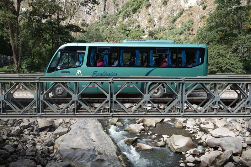 Bus nach Machu Picchu