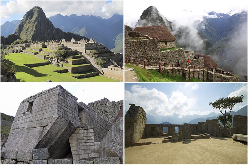 Colagem de Machu Picchu