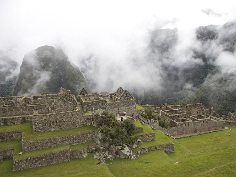 Nubes en Machu Picchu