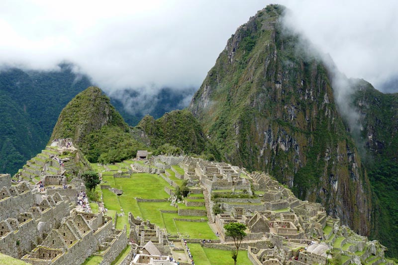 Machu Picchu y su natural verdor de época de lluvias