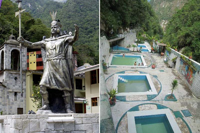 Machu Picchu Dorf und Thermalbäder