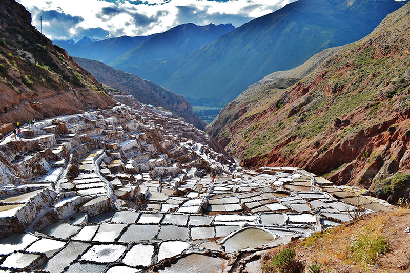 Miniere di sale nella Valle Sacra degli Incas di Maras