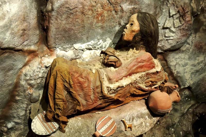 The lady of Ampato, better known as the Juanita Mummy