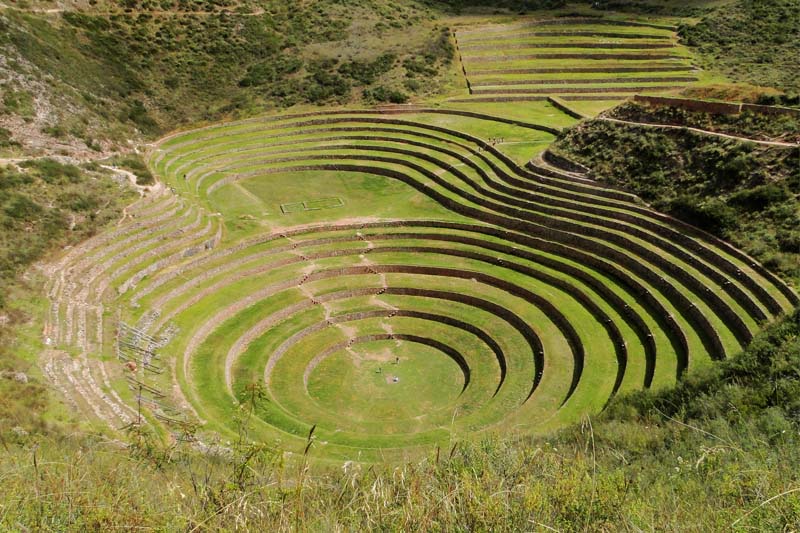 Terraços circulares em Moray