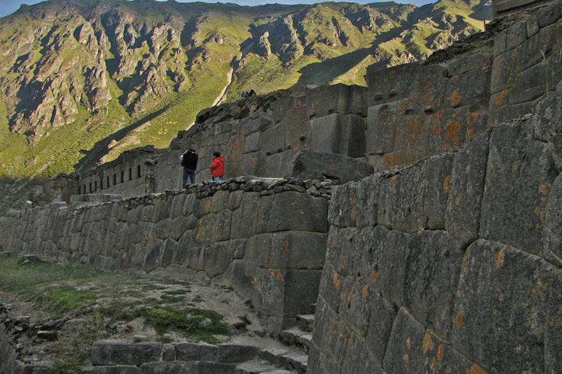 Muros incas em Ollantaytambo