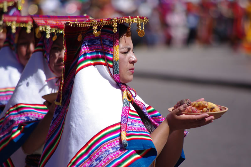 Inca offerings Machu Picchu