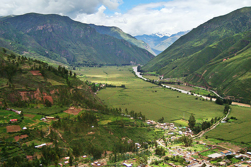 Landscape of the Sacred Valley of the Incas