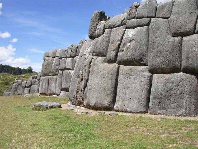 The walls of Sacsayhuaman