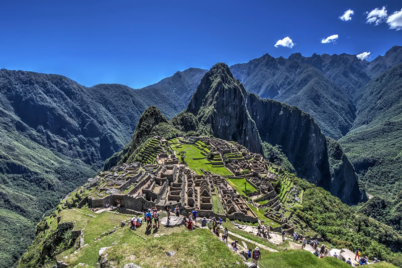 Machu Picchu na estação seca