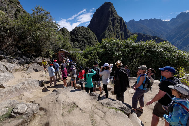 Entrada na Montanha Huayna Picchu