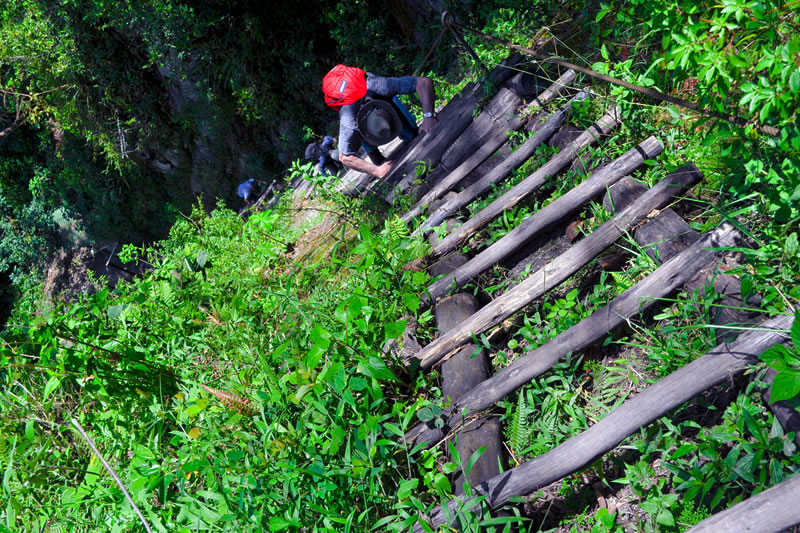 wandern berg putucusi machu picchu