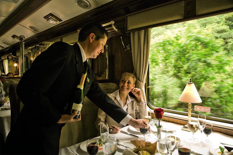 Tren Hiram Bingham a Machu Picchu