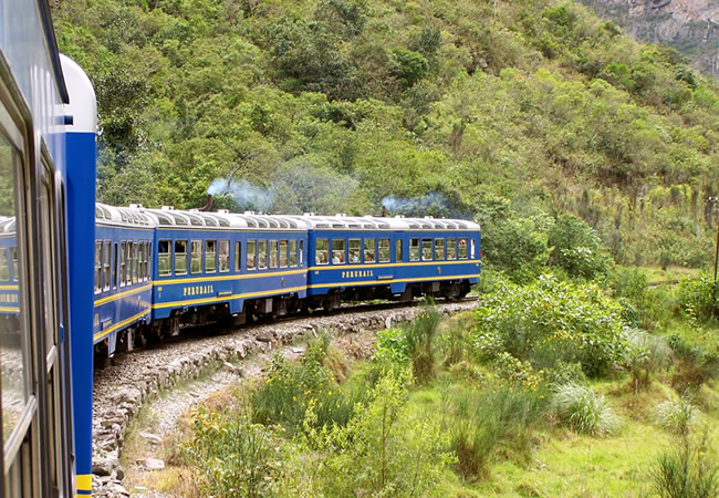 tren a Machu Picchu