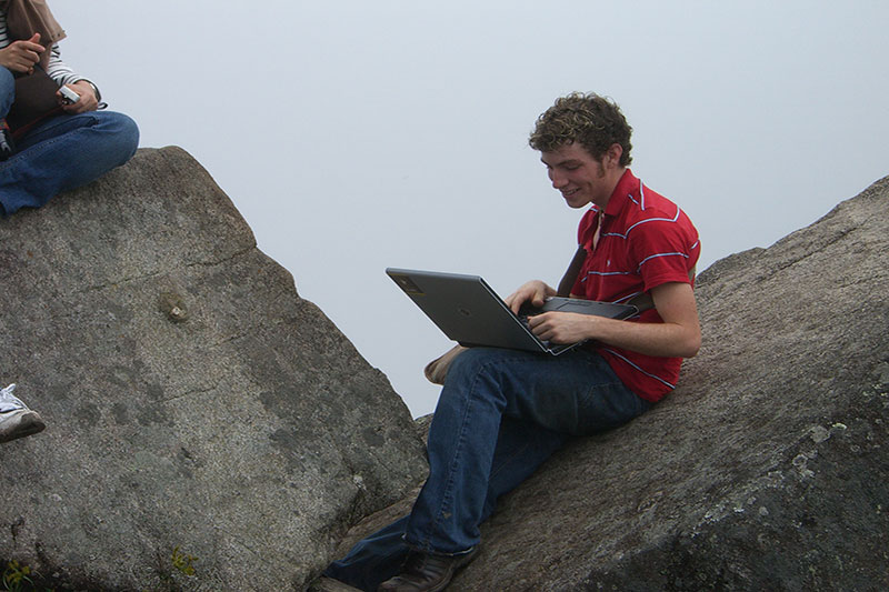 Internet en Machu Picchu