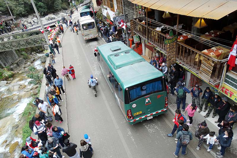 Topo de Machu Picchu Ônibus Aguas Calientes