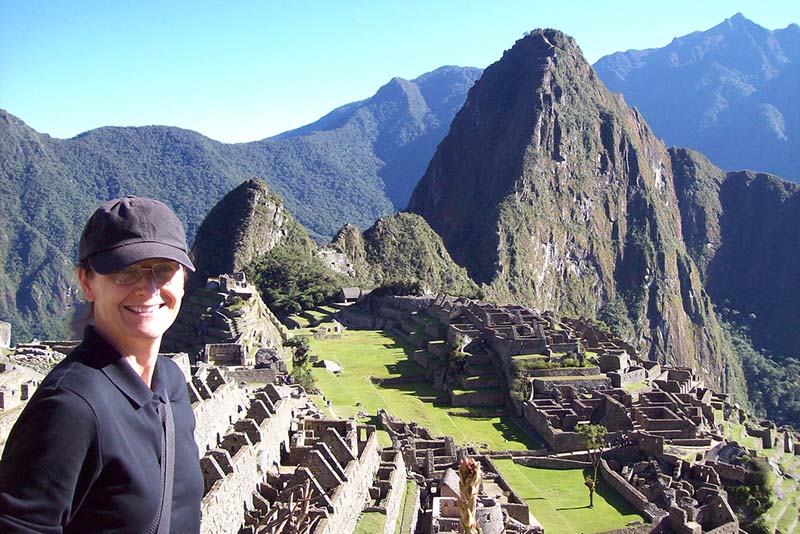 Vista panoramica de Machu Picchu