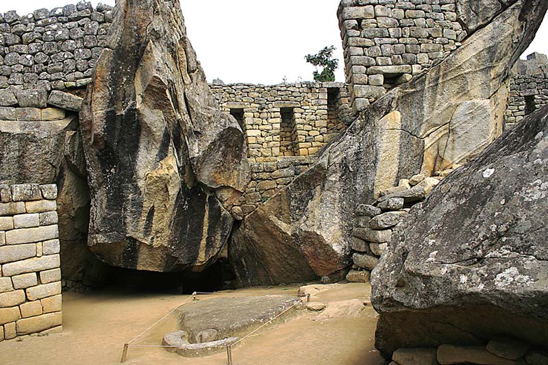 El Templo del Condor en Machu Picchu