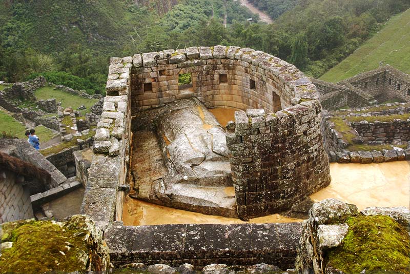 Recinto del Templo del Sol en Machu Picchu