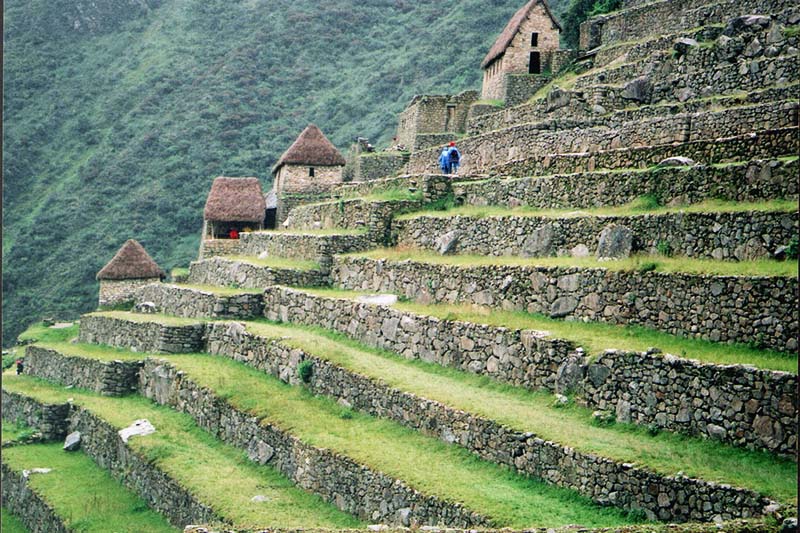 Terrazas o andenes de los incas