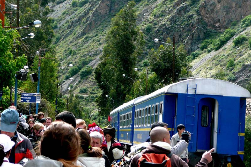 Machu Picchu train station