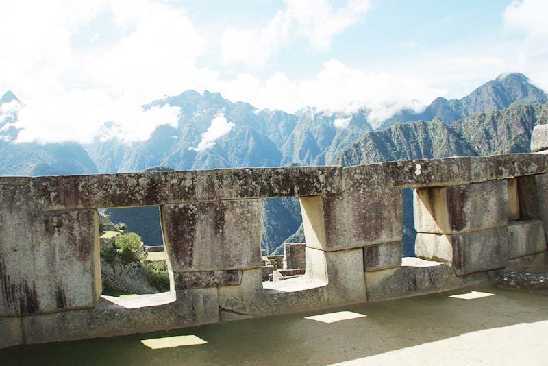 Tempio delle tre finestre a Machu Picchu