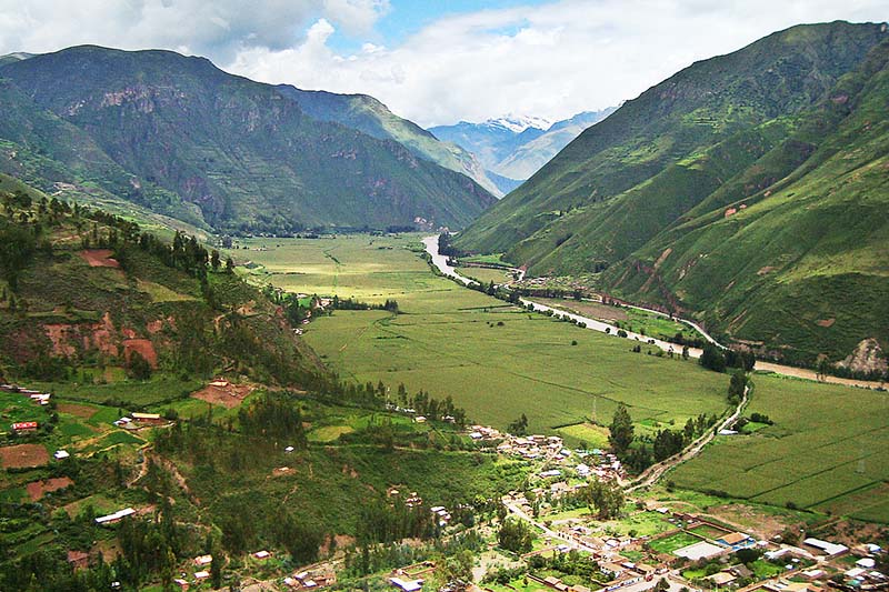 Vista del hermoso Valle Sagrado