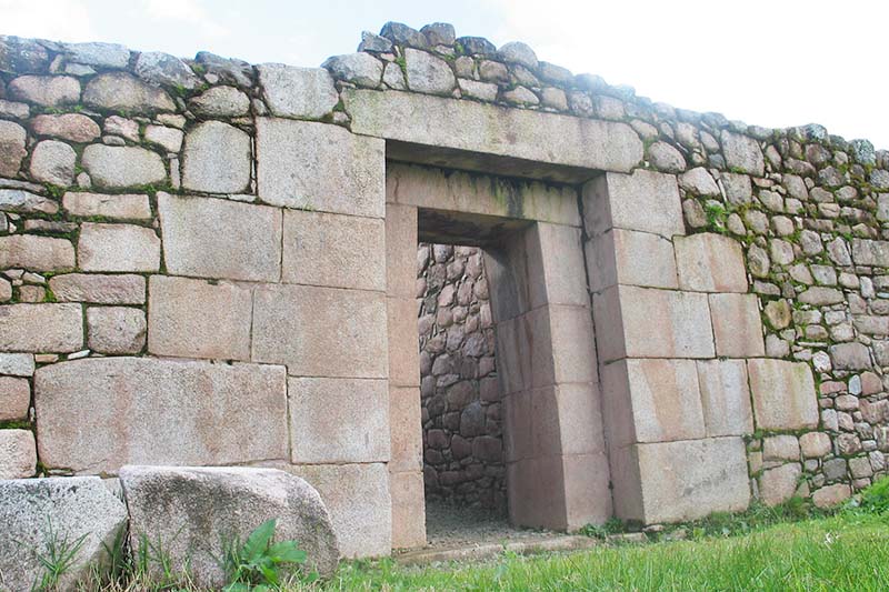 Inca gate in Vilcabamba