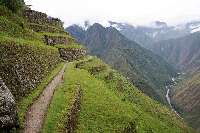 Ruta del Camino Inca hacia Machu Picchu