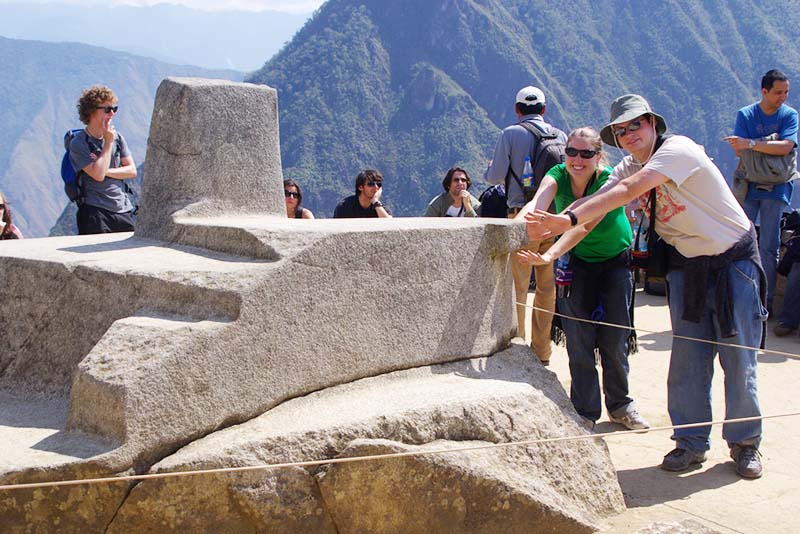 O relógio de sol Intihuatana