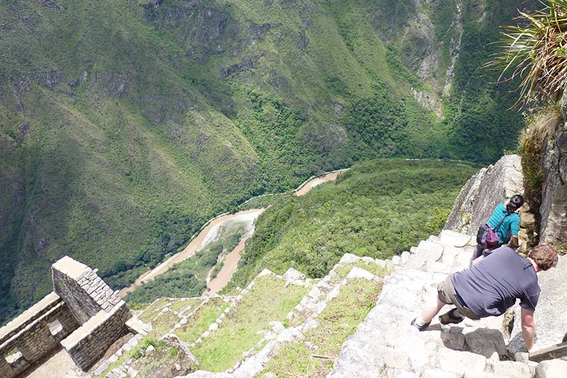 Huayna Picchu Vista de la montana Huayna Picchu