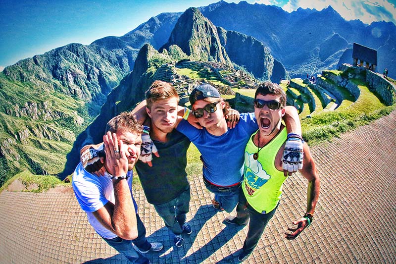 Turistas Machu Picchu