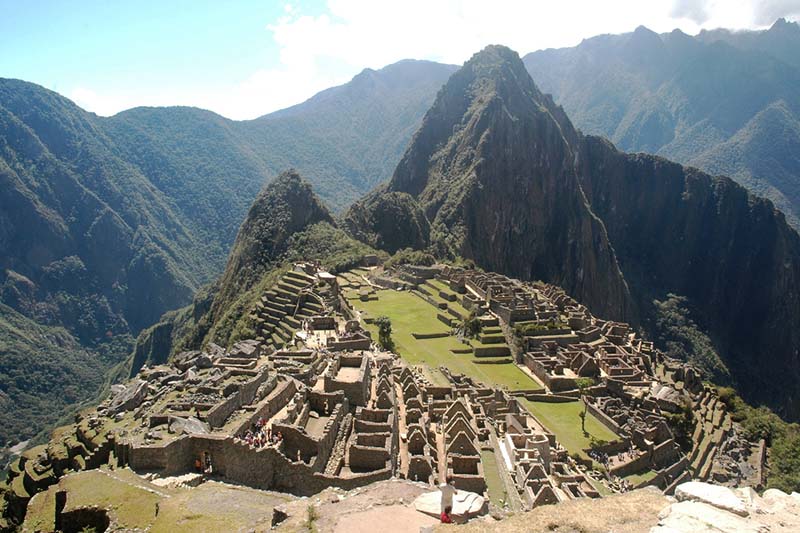 Vista general de la ciudad inca de Machu Picchu