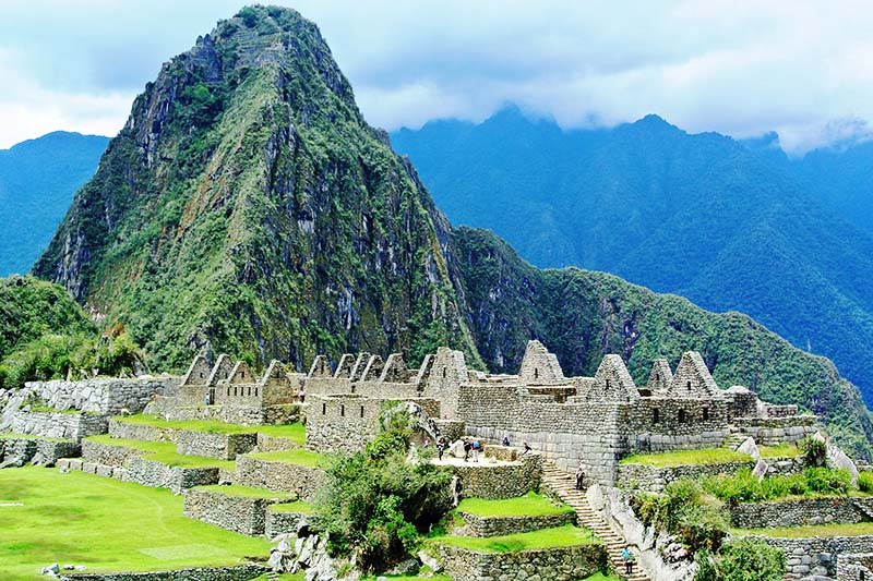 Vista de la montaña Huayna Picchu