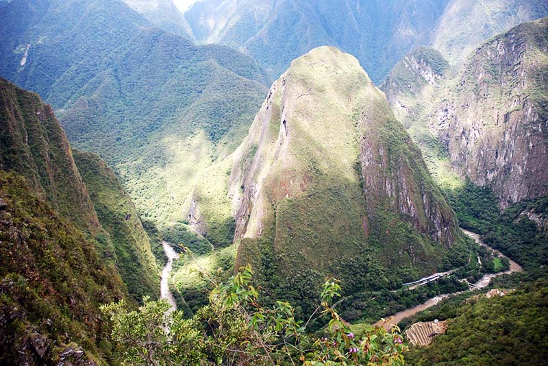 Vista de la montaña Putucusi