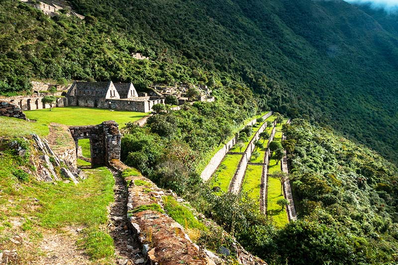 Vista panorâmica de Choquequirao